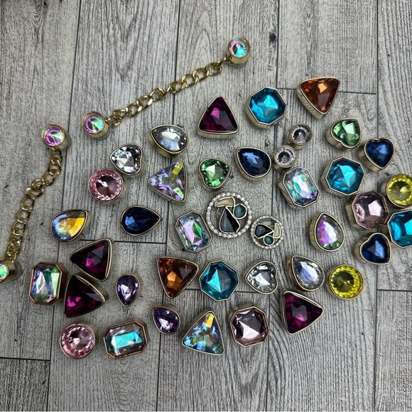 Jewelry - Gemstone‎ Shoe Plugs Colored Craft Supply Rhinestone 40PCs